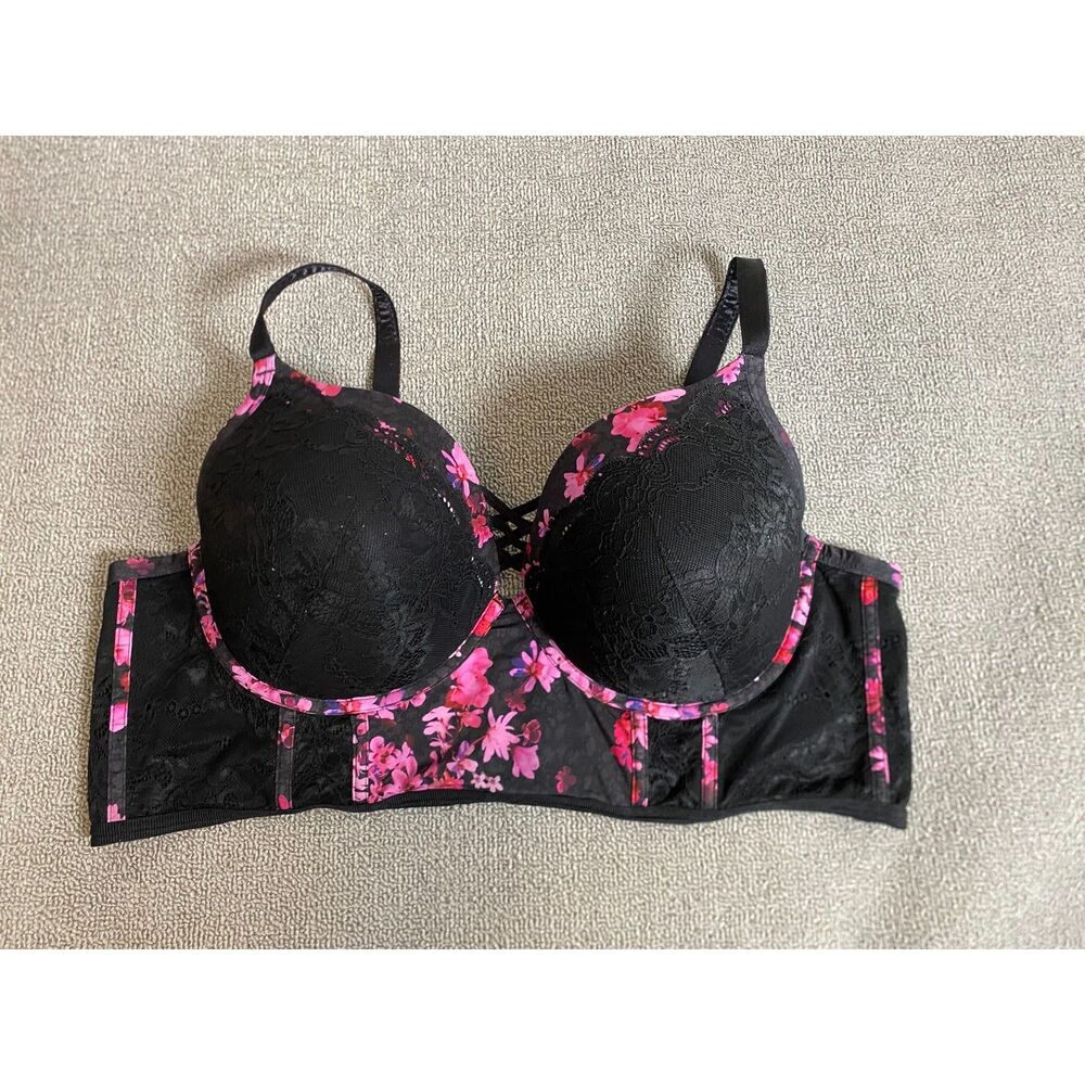 Torrid Curve 46DD Floral Lace Bra